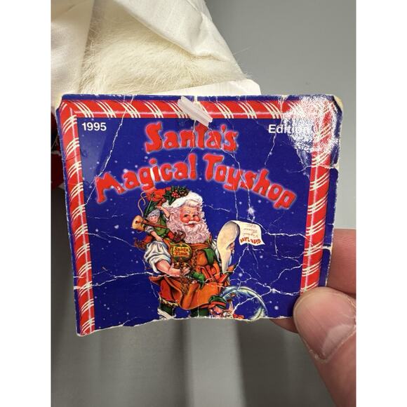 Vintage 1995 Kmart Christmas Teddy Bear Santas Magical Toyshop 13” Plush - Picture 4 of 7